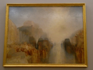 one of Turner's paintings at the Tate Britain